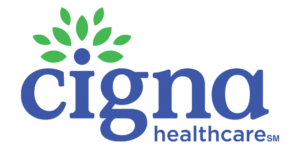 Cigna Healthcare logo indicating that Men's Only Medical in West Palm Beach and Palm Beach accepts Cigna insurance.