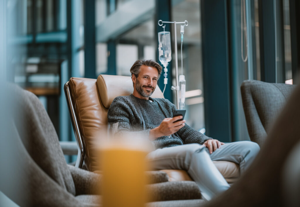 Fashion-forward man representing men’s health and vitality for IV therapy blog post in West Palm Beach