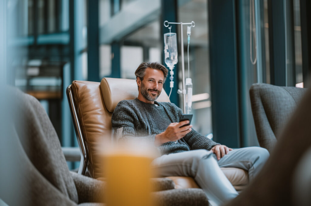 Fashion-forward man representing men’s health and vitality for IV therapy blog post in West Palm Beach